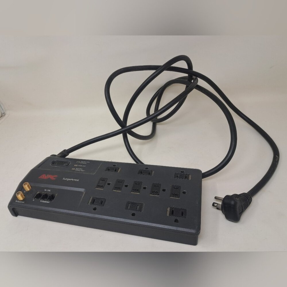 APC Power Surge Arrest 11 Outlets Tele + Coaxial 3020J Surge P11VT3 Electronics